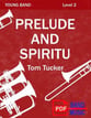 Prelude and Spiritu Concert Band sheet music cover